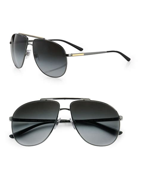 Men's Dolce&Gabbana Aviator Sunglasses 